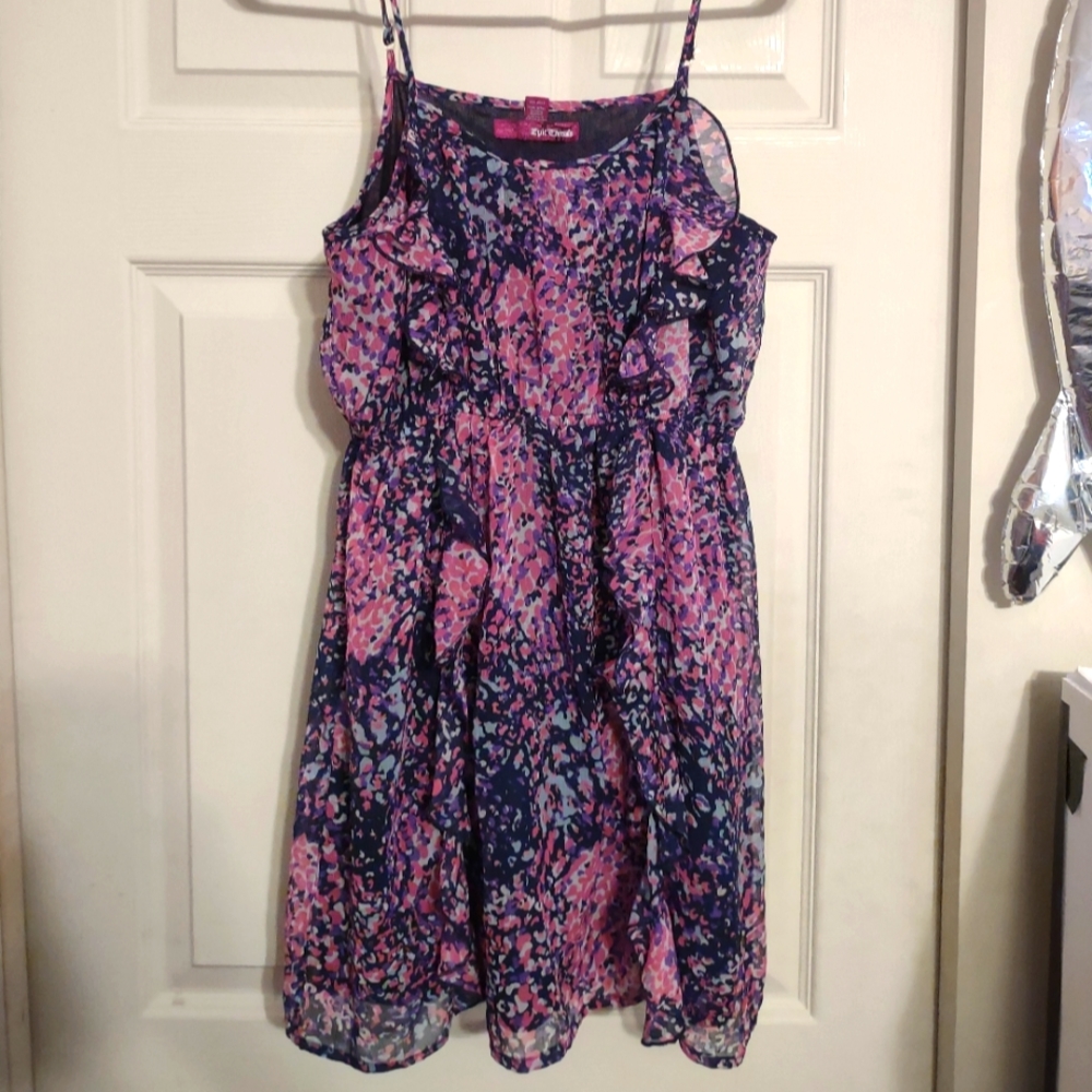 Woman's Epic Thread Floral Mini Dress Size XL